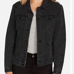 Black denim jacket size Large. Brand: Buffalo David Bitton